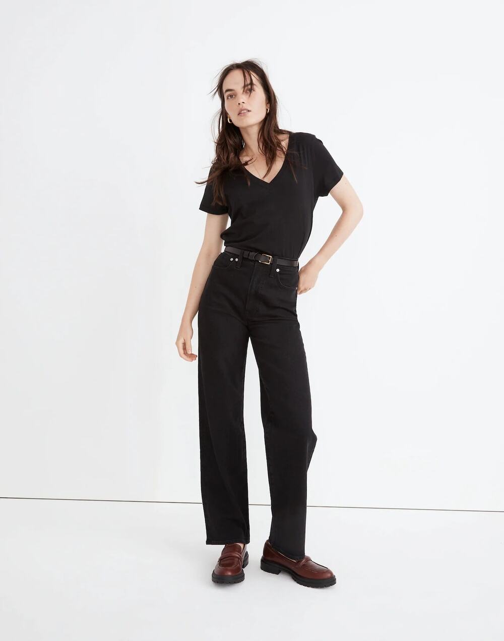 Madewell The Tall Perfect Vintage Wide-Leg Jeans 31 Tall EUC